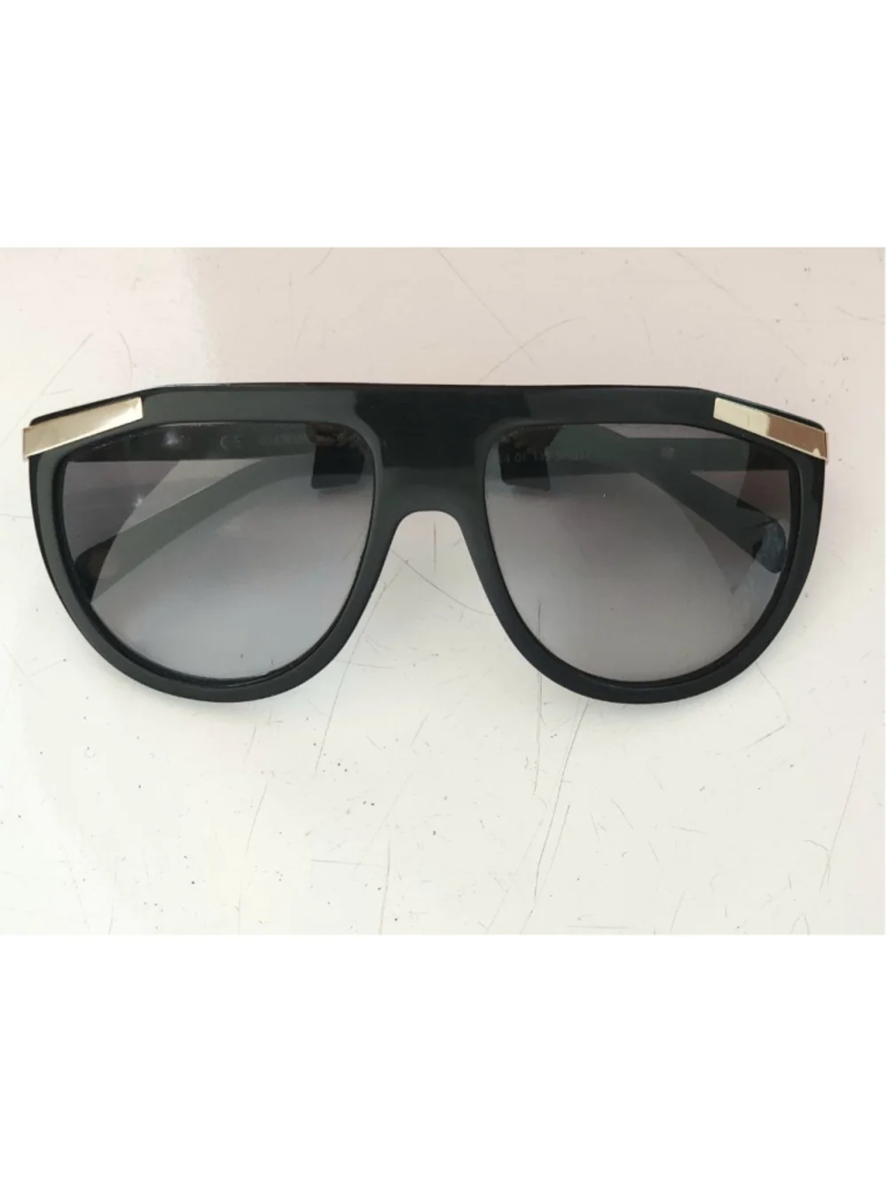 BALMAIN BL2114 Black Gold Gradient Sunglasses 57‎ mm